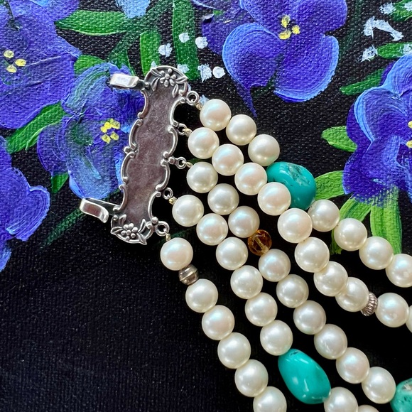 Foree Hunsicker Sterling Silver Multi Strand Bracelet - Picture 4 of 13